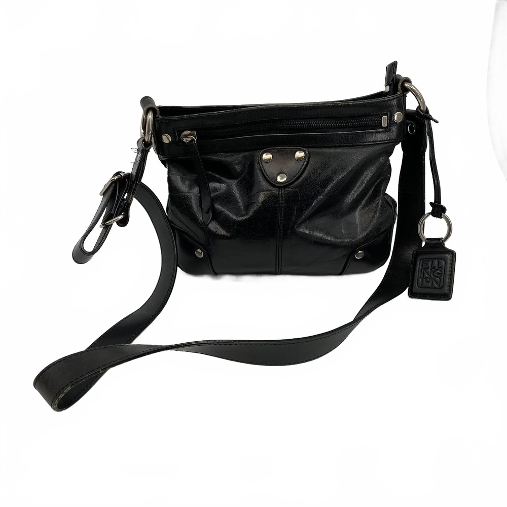 Ellington Black Leather Crossbody Bag | OS Regular Women’s Small